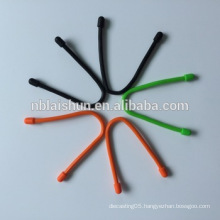 Silicone Gear Cable Tie Reusable Rubber Twist Tie for Rainbow Colors & Silicone Gear Cable Tie